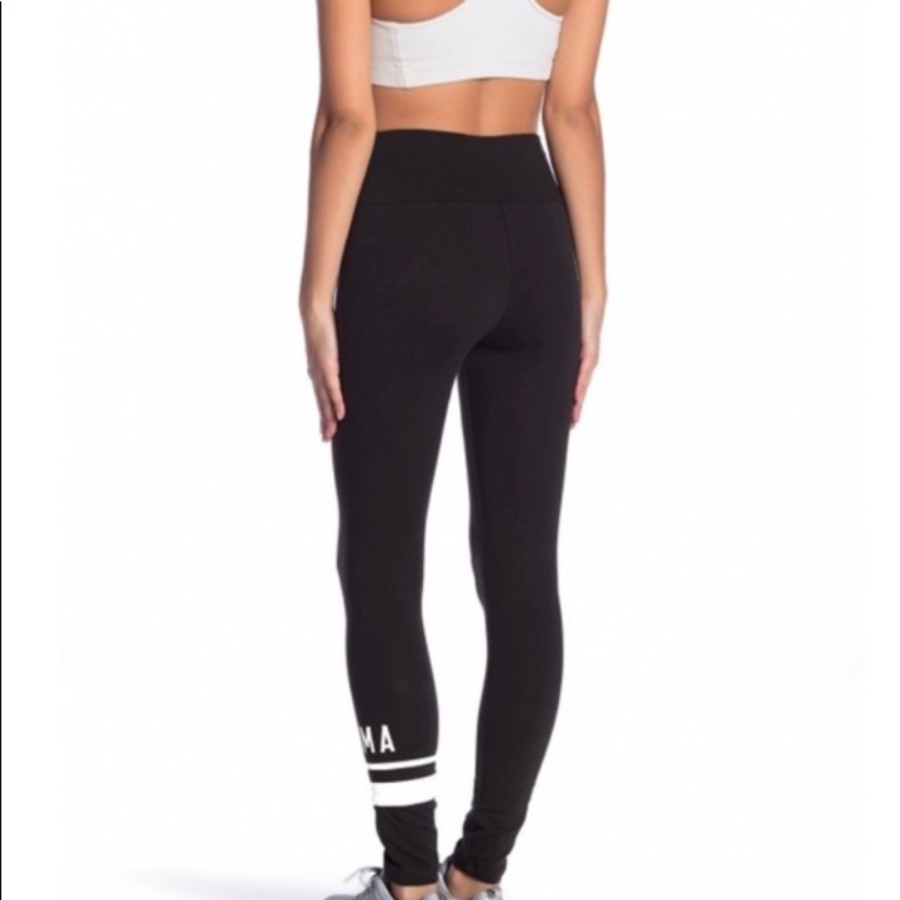 WOMEN’S PUMA ATHLETIC HIGH WAISTED LEGGINGS-SIZE XXL - BLACK (NEW WITH TAGS) - Picture 2 of 4